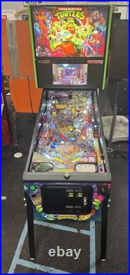 Stern Teenage Mutant Ninja Turtles Pro Edition Pinball Machine Only 397 Plays
