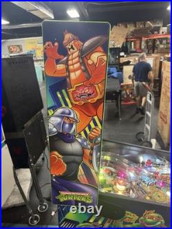 Stern Teenage Mutant Ninja Turtles Pro Edition Pinball Machine Only 397 Plays
