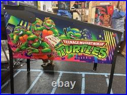 Stern Teenage Mutant Ninja Turtles Pro Edition Pinball Machine Only 397 Plays