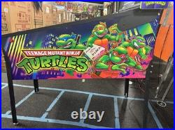 Stern Teenage Mutant Ninja Turtles Pro Edition Pinball Machine Only 397 Plays