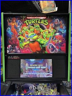 Stern Teenage Mutant Ninja Turtles Pro Pinball Machine Plays Great Cowabunga