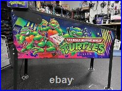 Stern Teenage Mutant Ninja Turtles Pro Pinball Machine Plays Great Cowabunga