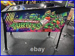 Stern Teenage Mutant Ninja Turtles Pro Pinball Machine Plays Great Cowabunga