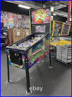 Stern Teenage Mutant Ninja Turtles Pro Pinball Machine Plays Great Cowabunga