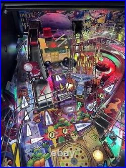 Stern Teenage Mutant Ninja Turtles Pro Pinball Machine Plays Great Cowabunga