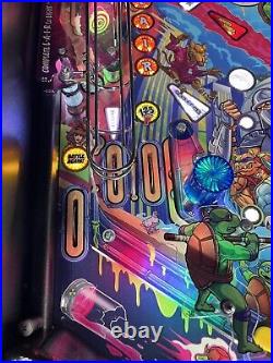 Stern Teenage Mutant Ninja Turtles Pro Pinball Machine Plays Great Cowabunga