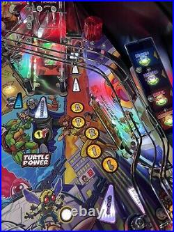 Stern Teenage Mutant Ninja Turtles Pro Pinball Machine Plays Great Cowabunga