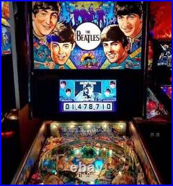 Stern The BEATLES Beatlemania! Diamond Edition pInball NIB with topper