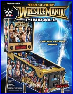 Stern WWE WrestleMania Limited Edition Pinball Machine NEW IN BOX