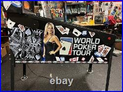 Stern World Poker Tour Pinball Machine Restored By Prof Techs New Decals Wpt