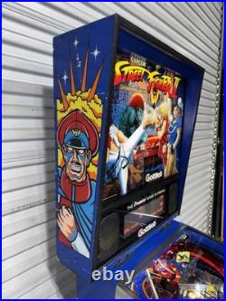 Street Fighter II Pinball Machine Gottlieb 1993 Orange County Pinballs FREE SHIP