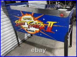 Street Fighter II Pinball Machine Gottlieb 1993 Orange County Pinballs FREE SHIP