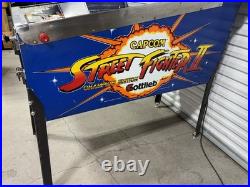 Street Fighter II Pinball Machine Gottlieb 1993 Orange County Pinballs FREE SHIP