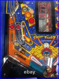 Street Fighter II Pinball Machine Gottlieb 1993 Orange County Pinballs FREE SHIP
