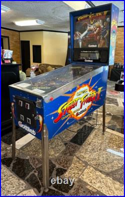 Street Fighter II Pinball Machine by Gottlieb 1993 Classic Fully Working Street Fighter II Pinball Machine by Gottlieb 1993 Classic Fully Working
