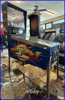 Street Fighter II Pinball Machine by Gottlieb 1993 Classic Fully Working Street Fighter II Pinball Machine by Gottlieb 1993 Classic Fully Working