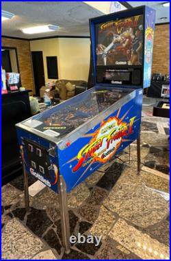 Street Fighter II Pinball Machine by Gottlieb 1993 Classic Fully Working Street Fighter II Pinball Machine by Gottlieb 1993 Classic Fully Working