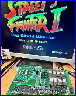 Street Fighter II The World Warrior-Capcom Arcade PCB JAMMA TESTED & WORKING