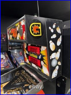Strikes N Spares Pinball Machine 1995 LEDS Orange County Pinballs FREE SHIP