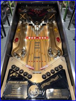 Strikes N Spares Pinball Machine 1995 LEDS Orange County Pinballs FREE SHIP