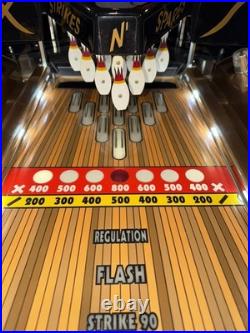 Strikes N Spares Pinball Machine 1995 LEDS Orange County Pinballs FREE SHIP