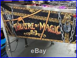 Stunning Theatre Of Magic Pinball Machine Color DMD Loaded 1995 Bally Williams