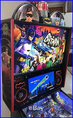 Super Batman 66 Limited Edition Pinball Machine Free Shipping Stern