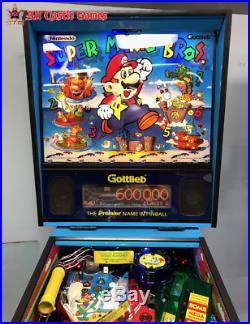 Super Mario Bros Pinball Machine From Gottlieb RESTORED