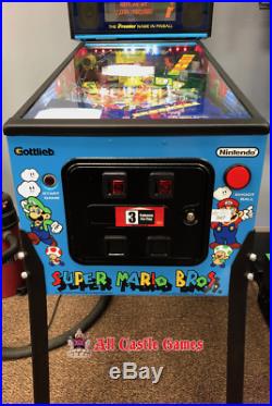 Super Mario Bros Pinball Machine From Gottlieb RESTORED