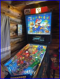 Super Mario Bros Pinball Machine! Gottlieb 1992 WORKS AND PLAYS GREAT