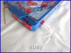 Superman Tabletop Pinball Machine Saving the World Rare