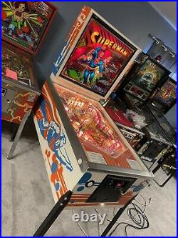 Superman pinball machine by Atari 1979 full size coin op nice Super Wide Body