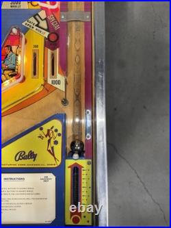 Supersonic pinball machine Bally 1979 Orange County Pinballs FREE SHIPPING