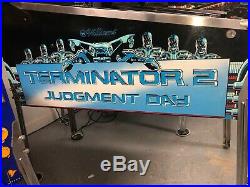 T2 Terminator 2 Pinball Machine Leds Upgrades Galore Incredible Sound 1991