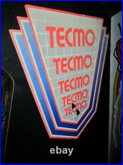 TECMO KNIGHT ARCADE MACHINE by TECMO 1989 (Great Condition) RARE