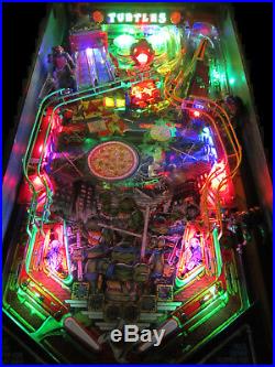 TEENAGE MUTANT NINJA TURTLES Arcade Pinball Machine DataEast 1991 (Excellent)