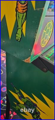 TEENAGE MUTANT NINJA TURTLES Pinball Machine Data East 1991 3529 TEENAGE MUTANT NINJA TURTLES Pinball Machine Data East 1991 3529