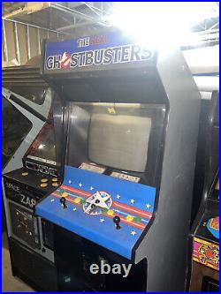 THE REAL GHOSTBUSTERS ARCADE MACHINE by DATA EAST 1987 (Excellent) RARE