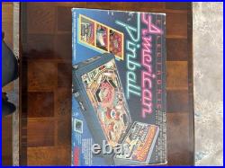 TOMY American Electronic Pinball Machine with Box Rare No Power Cord Not Tested