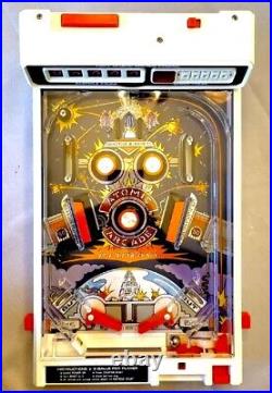 TOMY VINTAGE 1979 Atomic Arcade Pinball Machine WORKS MINT NIB ELECTRONIC