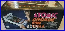 TOMY VINTAGE 1979 Atomic Arcade Pinball Machine WORKS MINT NIB ELECTRONIC