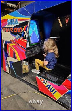 TURBO ARCADE MACHINE by SEGA 1981 (Excellent Condition) RARE