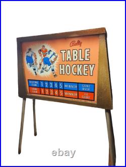 Table Hockey Arcade Machine By Bally Ultra Rare Wow