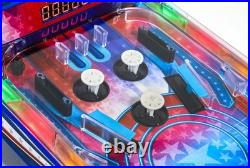 Tabletop Pinball Machine Exciting Retro Arcade Game, LED Lights, Sound Effects