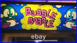 Taito Bubble Bobble video arcade game works rare and fun