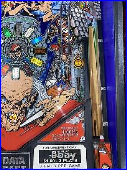 Tales From The Crypt Pinball Machine Data East LED Free Shipping HBO Cryptkeeper
