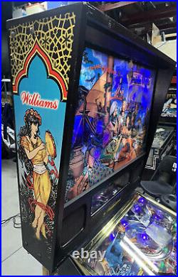 Tales of the Arabian Nights 1996 Williams Pinball machine Brass Trim LEDS