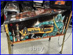 Tales of the Arabian Nights Pinball Machine Williams 1996 Orange County Pinballs