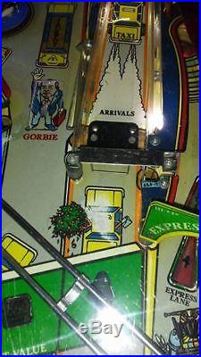 Taxi Williams Pinball Machine 1988! Working