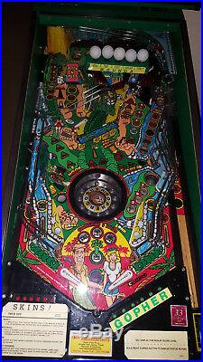 Tee'd Off Pinball Machine Excellent Condition GOLF CADDYSHACK PIN 1993 Gottlieb